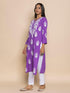 Fizaa chikankari Kurta in Purple