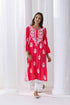 Fizaa chikankari Kurta in Red
