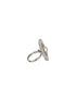 Silver Plated Pearl Studded Minimal Finger Ring