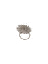Silver Plated Pearl Studded Minimal Finger Ring