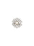 Silver Plated Pearl Studded Minimal Finger Ring