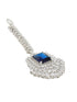Silver Plated Blue AD Studded Kiara Advani Inspired Choker Jewellery Set