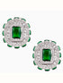 Silver Plated Green AD Studded Kiara Advani Inspired Choker Jewellery Set
