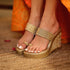 Myraa Embellished Wedges