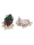 Green Contemporary Jhumkas Earrings