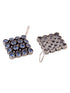 Blue Contemporary Drop Earrings