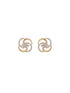Gold Plated CZ Minimal Office Wear Studds Earring