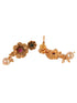 GoldPlated Red & Green AD Studded Jewellery Set