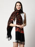 Women's Aari Embroidery Wool Stole