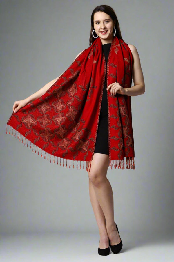Women's Jamawar Wool Stole