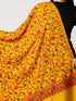 Women's Aari Embroidery Wool Stole