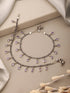 Oxidised silver Lookalike Lavender Charms Payal Anklet
