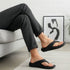 Men's Comfort Thong Flip-Flop with Contoured Footbed