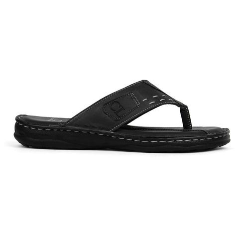Men's Stitched Comfort Thong Sandals