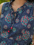 Floral Printed Tie Up Neck Pure Cotton Fit & Flared Midi Dress