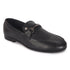 Men's Slip-Ons Textured Leather Loafers with Webbed Strap