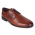 Men's Polished Cognac Leather Derby Dress Shoes