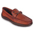 Men's Textured Leather Loafers with Cushioned EVA Comfort Sole