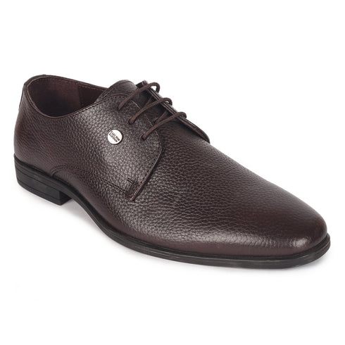 Men's Textured Leather Lace-Up Derby Shoe