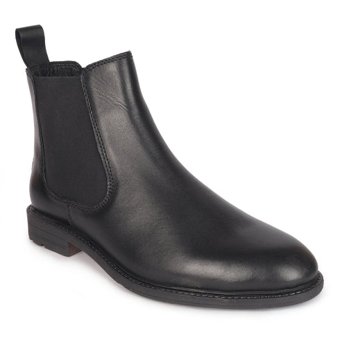 Men's Premium Leather Slip-On Chelsea Boots
