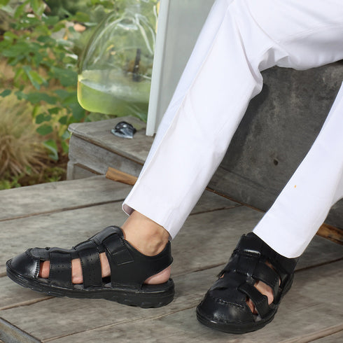 Men's Perforated Comfort Fisherman Sandals