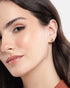 925 Sterling Silver 18kt Gold Plated CZ Mini Stud Earring