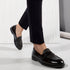 Men's Patent Textured Penny Loafer