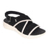 Women's Knitted Cross-Strap Sport Sandal with Buckle