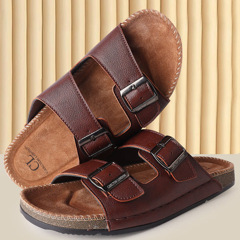 Men's Dual-Strap Adjustable Comfort Sandal