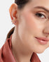 18kt Gold & Rhodium Plated Ear Lobe Cuff Stylish Earring