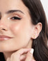 925 Sterling Silver 18kt Gold Plated Petite Star Stud Earring
