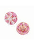 Rose Gold Pink AD studded handcrafted Ear Ring