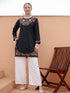 Falak Kashmiri Short Kurta - Black