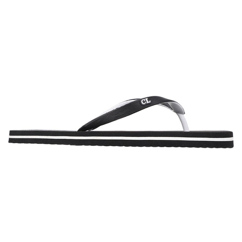 Women Striped Strap Thong Sandals