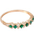 Gold plated Green AD studded handcrafted stylish Bracelet for Women & Girls