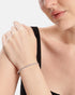 Rhodium Plated Twisted Cuff Bangle