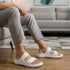 Men's Dual Strap Lightweight Comfort Slide Sandal