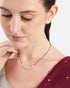 18kt Gold Plated CZ Studded Floral Mangalsutra