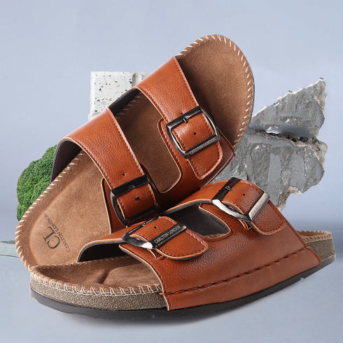 Men's Dual-Strap Adjustable Comfort Sandal
