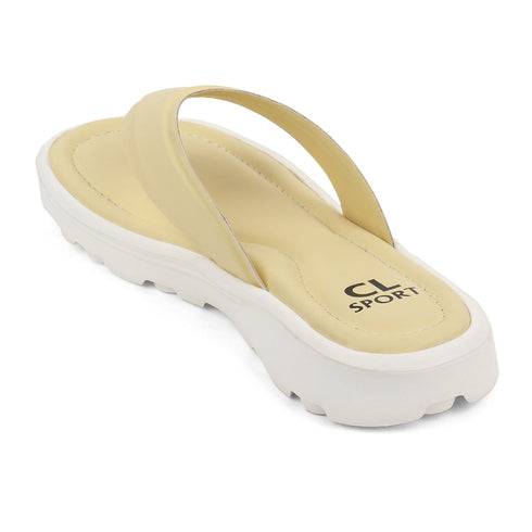 Women's Solid Color Comfort Thong Flip-Flops