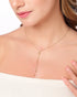18kt Gold Plated Lariat Necklace