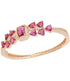 Gold plated Ruby AD studded handcrafted designer Bracelet for Women & Girls
