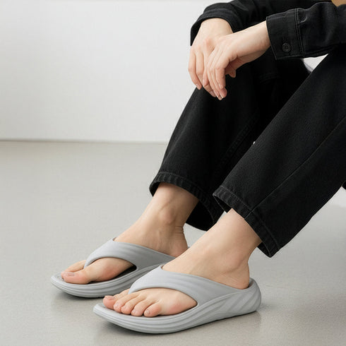 Men's Comfort Thong Flip-Flop with Contoured Footbed