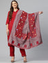 Women's Aari Embroidery Pure Wool Shawl
