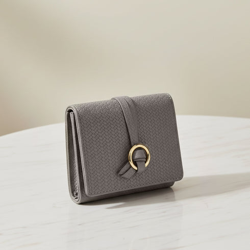 Carlton London Estelle Two Fold Textured Wallet Grey CLHB 37
