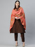 Women's Aari Embroidered Wool Stole
