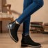 Women's Solid Suede Slip-On Chelsea Boots