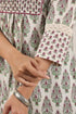Women Purple Ethnic Motifs Printed Pure Cotton Kurti