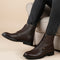 Men's Textured Lace-Up Ankle Boots