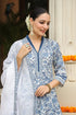 Women Floral Blue Anarkali Suit Set